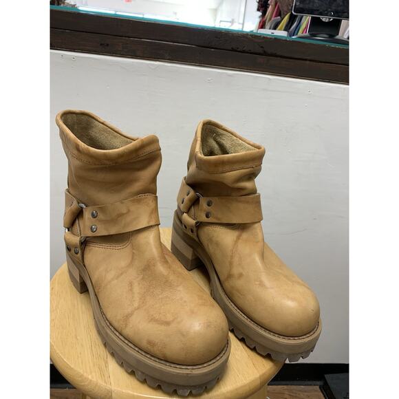 Men’s Durango Moto Logger Harness Boots Brown Suede Size 7EE EUC main image 3